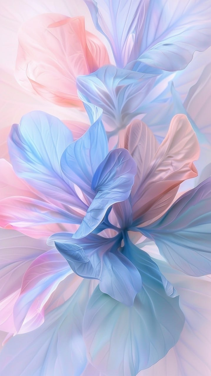 Free Ai image of Pastel colour flower Wallpaper HD wallpaper download