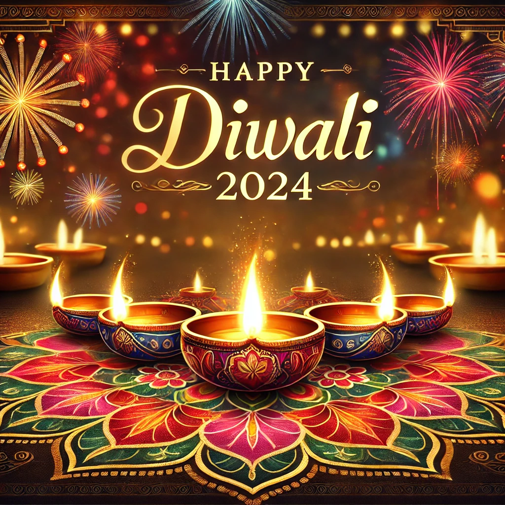 Free Diwali 2024 wish image to your family HD wallpaper download