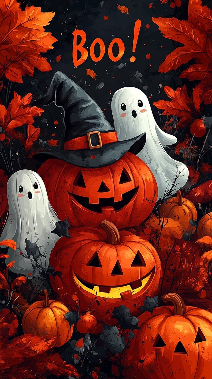 Free Halloween boo image HD wallpaper download