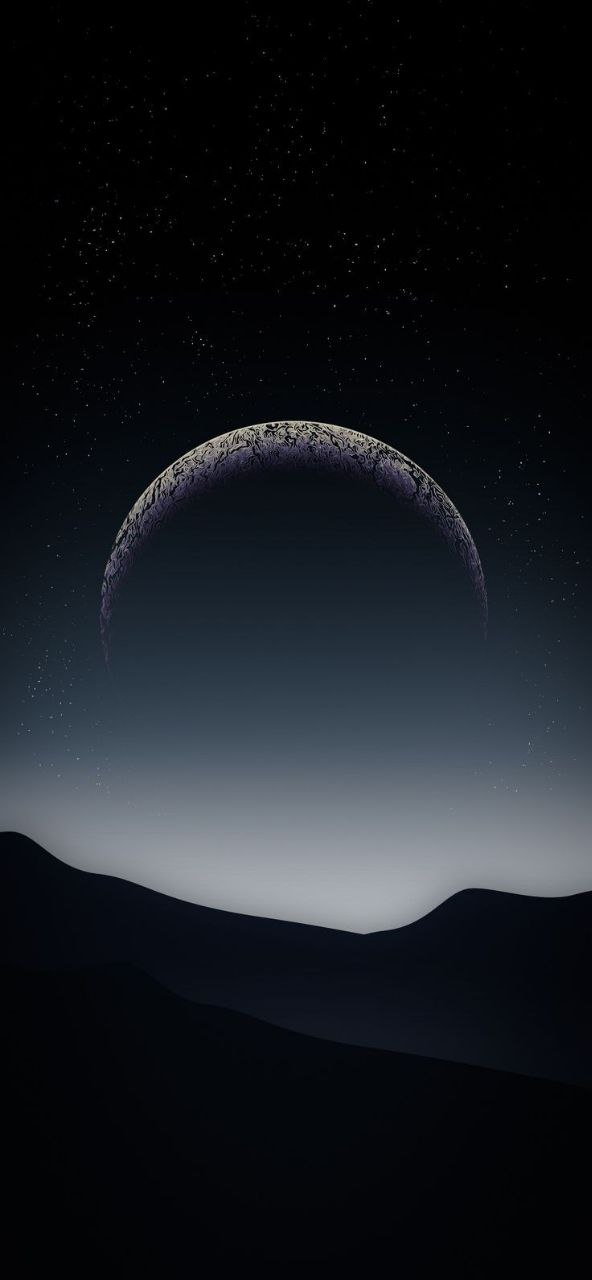 iPhone dark wallpaper 4k Shadow of moon