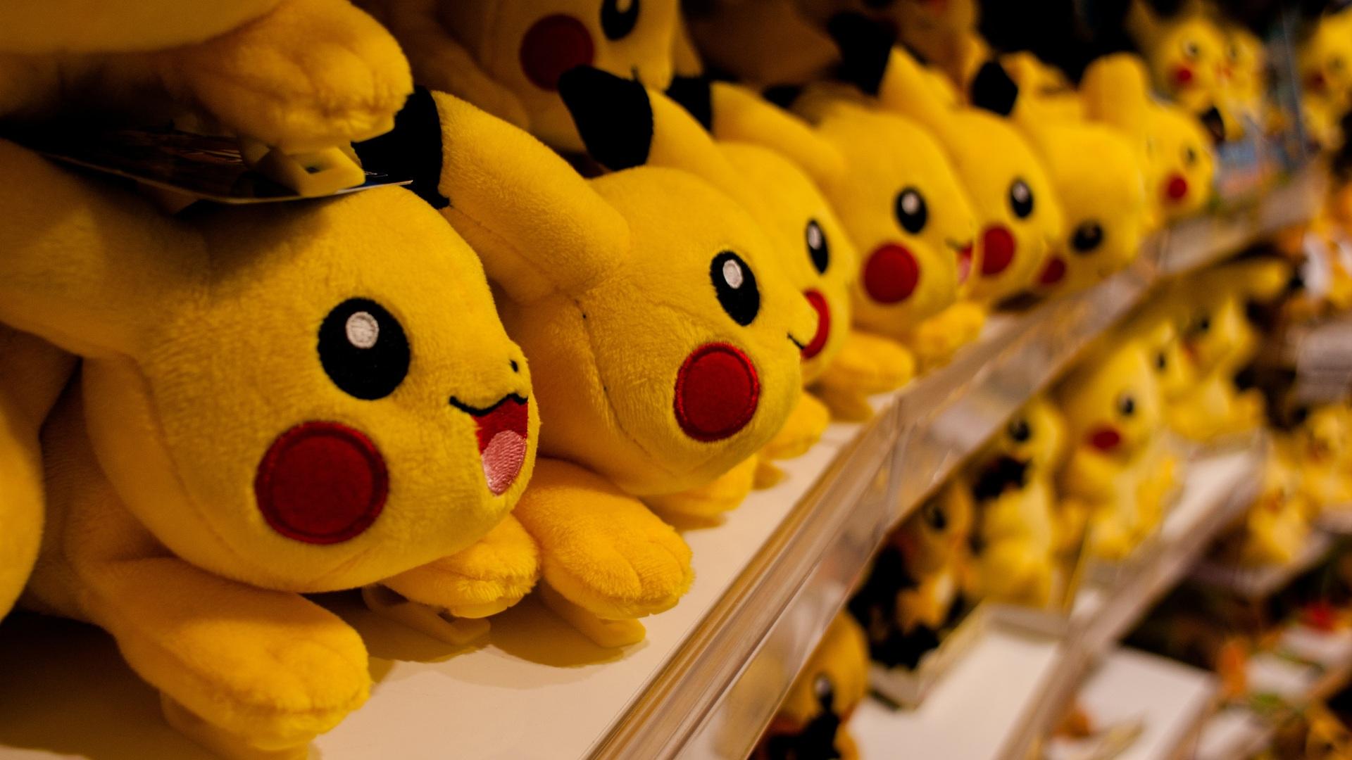 Free Pickachu stuffed  toy wallpaper HD wallpaper download