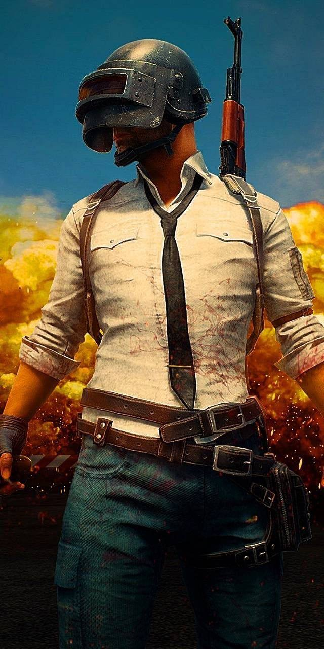 Pubg game character with gun Pubg game character with gun