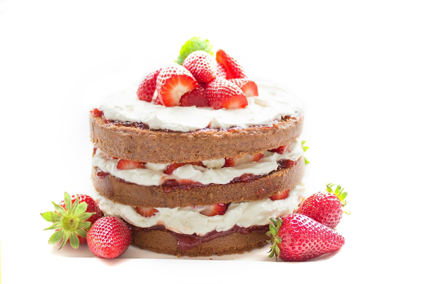 Free Raspberry Fruit Berry Cake HD wallpaper download