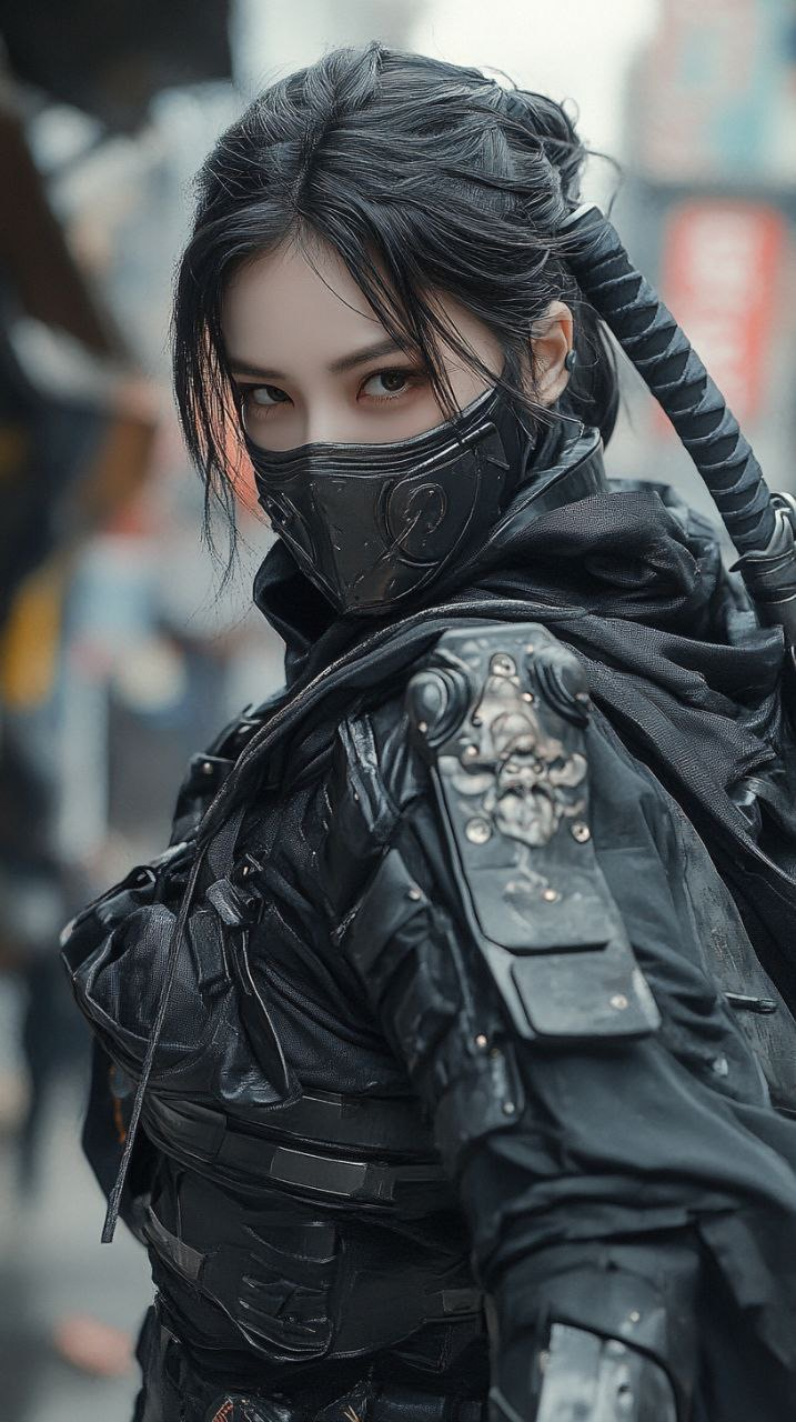 Special Ninja in black attire